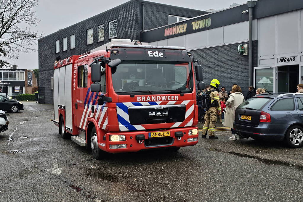 Speelparadijs ontruimd vanwege keukenbrand
