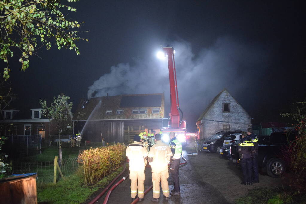 Veel schade na uitslaande brand in woning