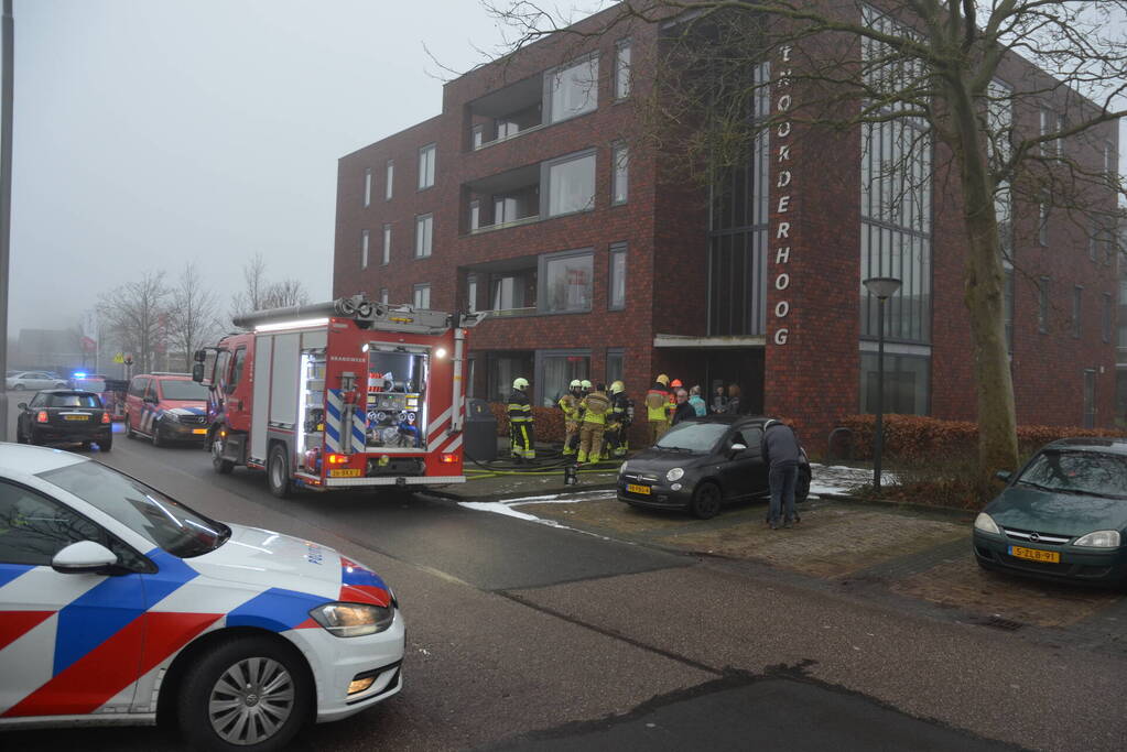 Woningbrand in appartementencomplex