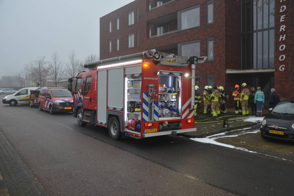 Woningbrand in appartementencomplex