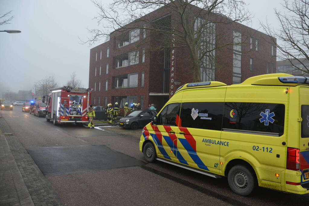 Woningbrand in appartementencomplex