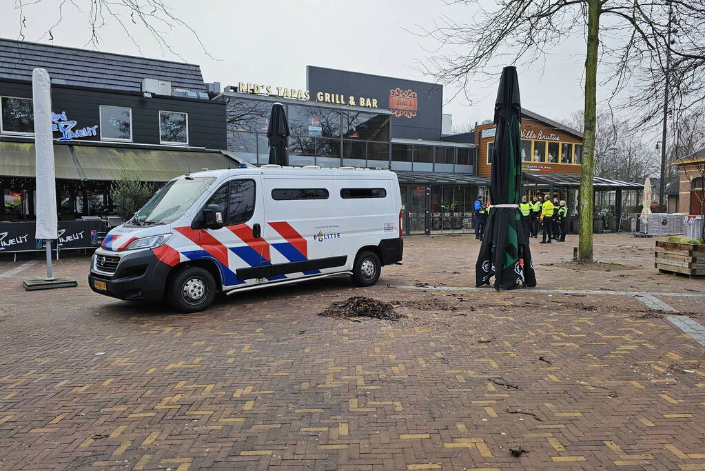 Politie houdt openbare orde oefening in centrum