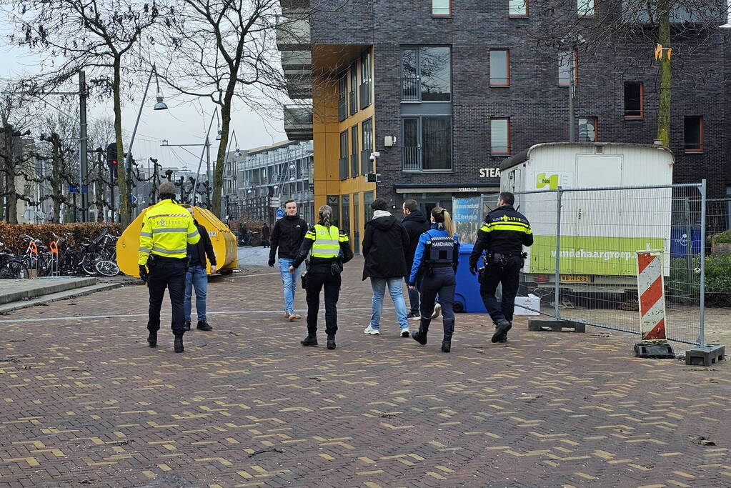 Politie houdt openbare orde oefening in centrum