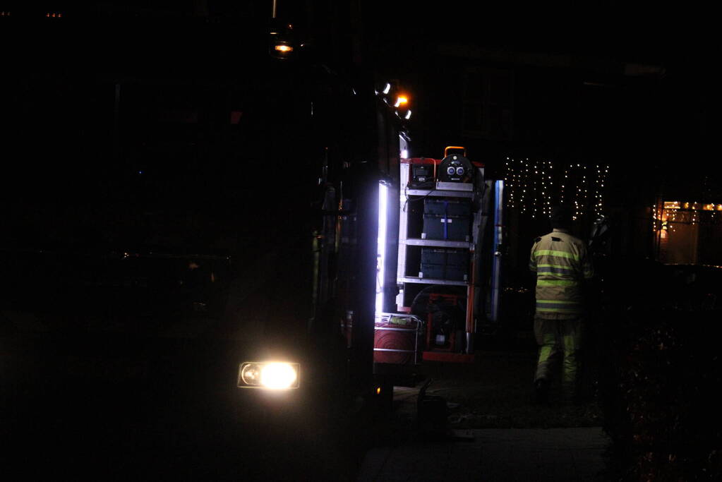 Brandweer ingezet voor waterleiding breuk