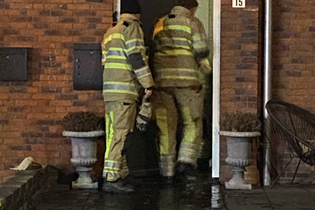 Brandweer ingezet voor waterleiding breuk