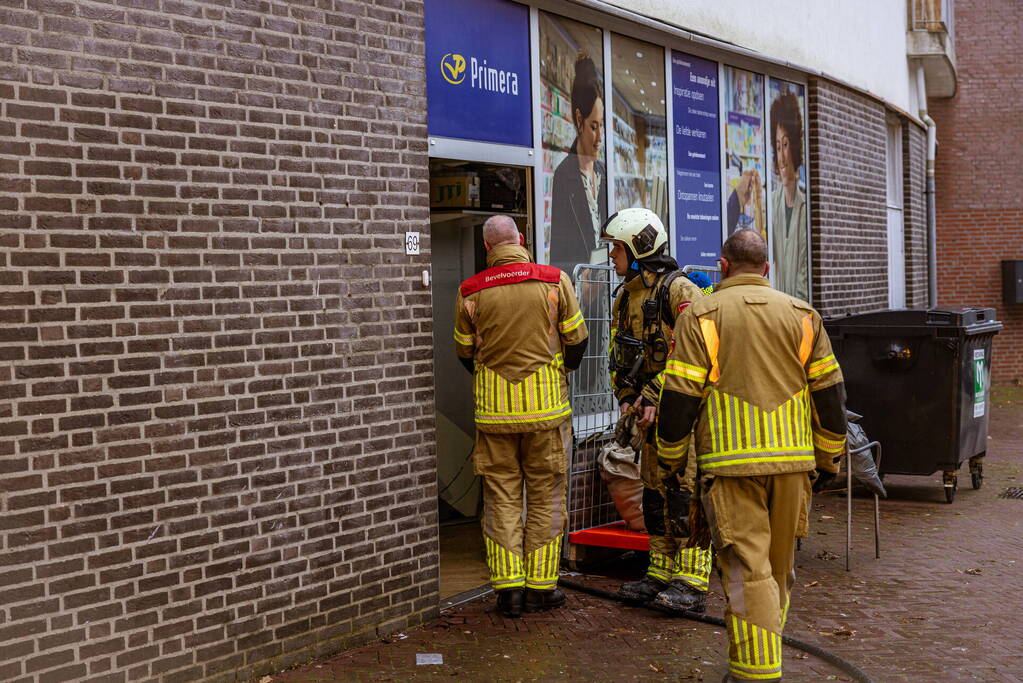 Brand in meterkast Primera Nieuwland