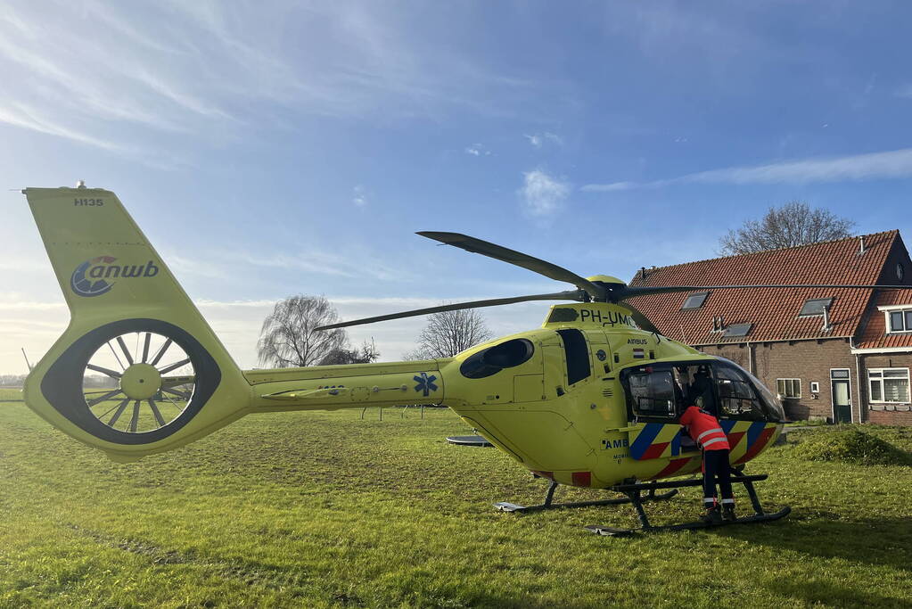 Traumateam ingezet voor medische noodsituatie