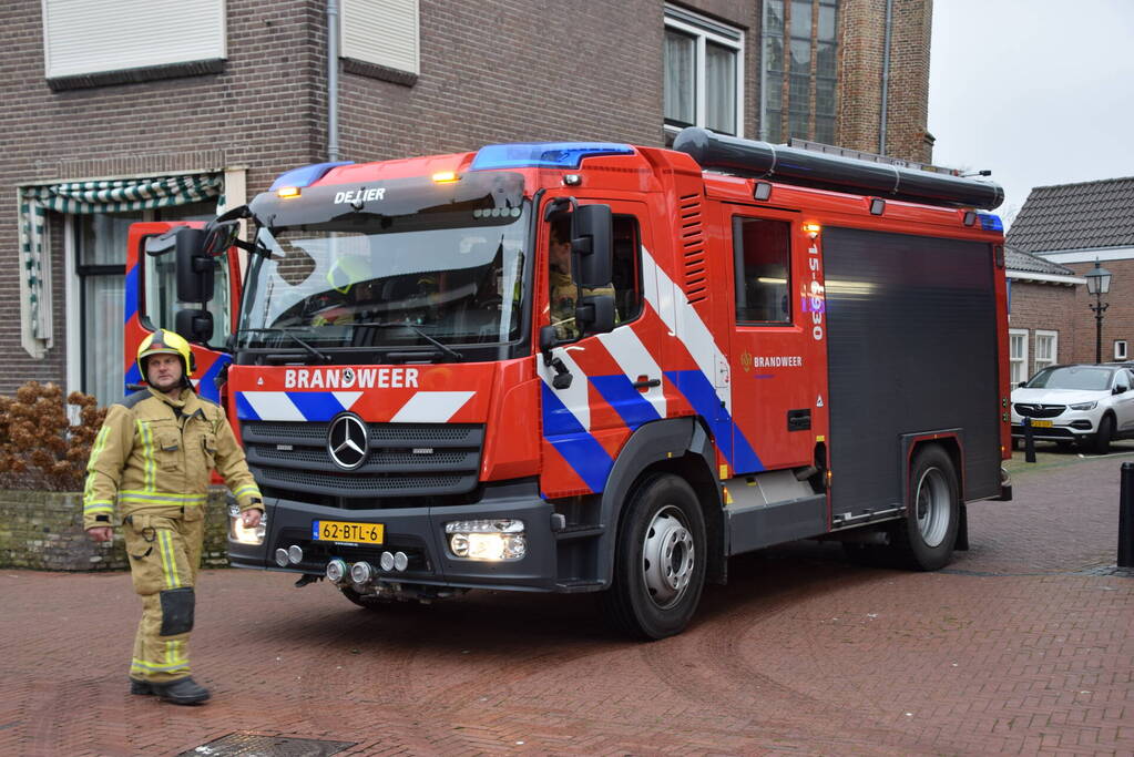Brand in meterkast snel geblust