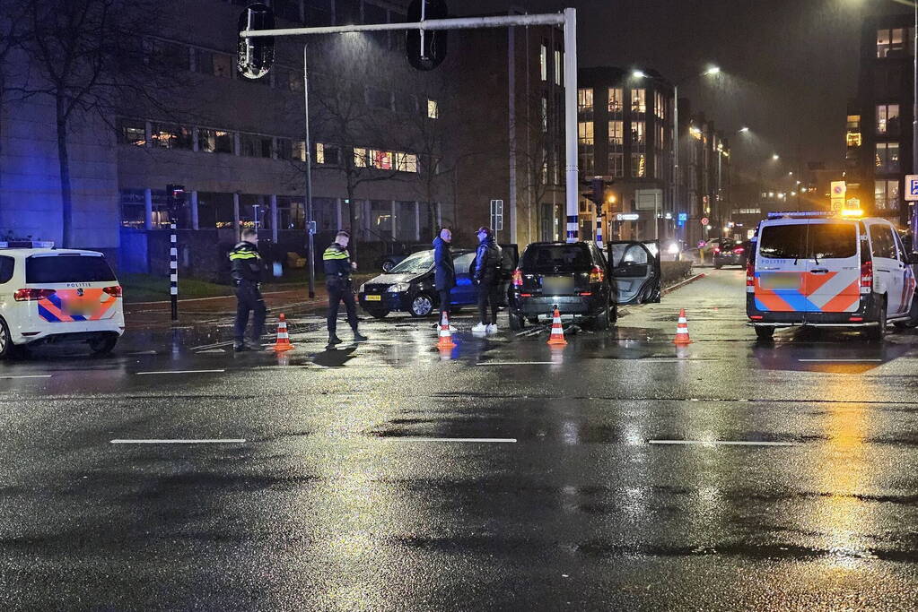 Voetganger aangereden tijdens afhandeling eerder ongeval