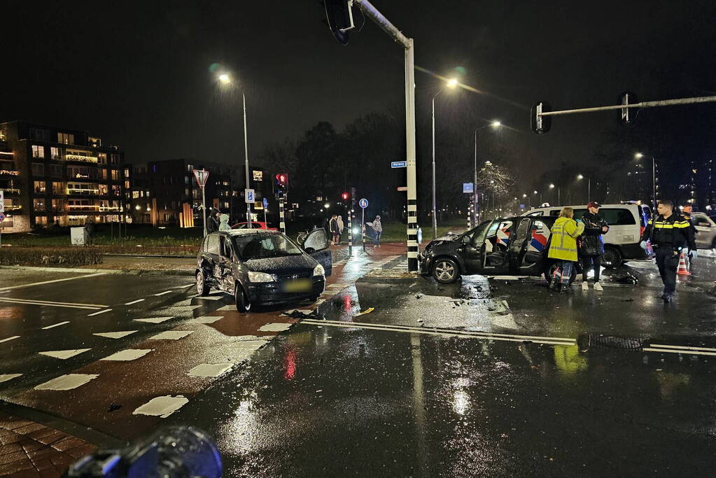 Voetganger aangereden tijdens afhandeling eerder ongeval