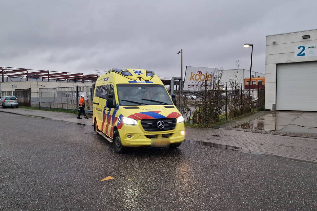 Ernstig bedrijfsongeval op schip