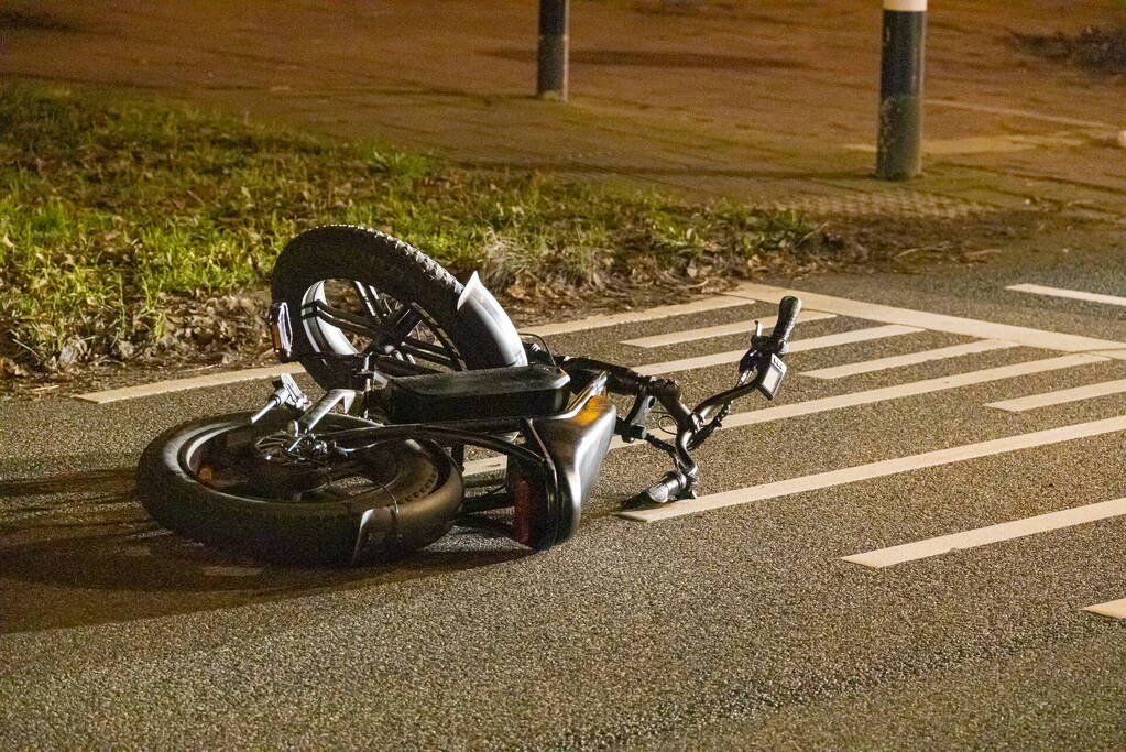 Fatbiker aangereden door automobilist