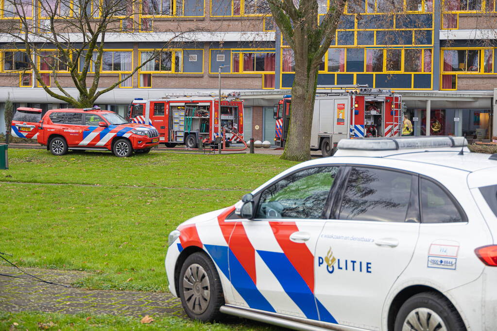 Zorgcentrum ontruimd door brandmelding
