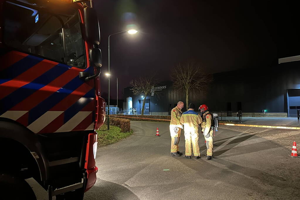 Stikstoftank verliest vloeistof door lekkage