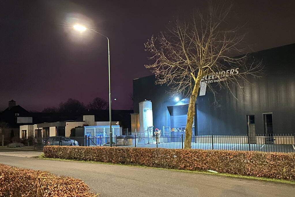 Stikstoftank verliest vloeistof door lekkage