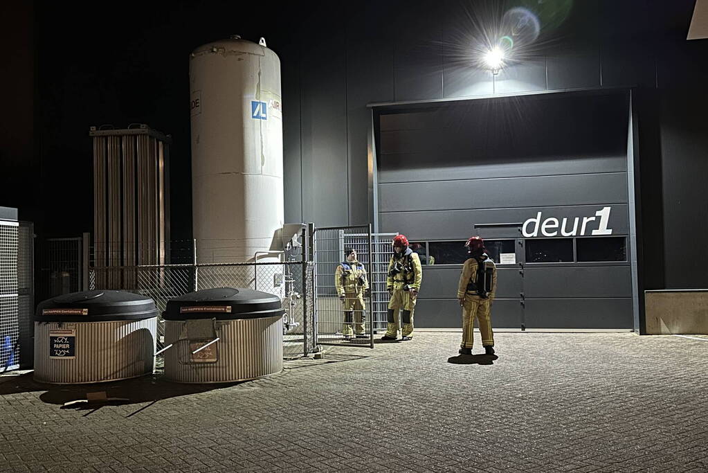 Stikstoftank verliest vloeistof door lekkage