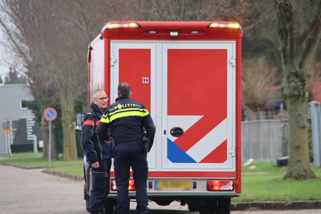 Groot politie onderzoek bij werkadres vermiste man