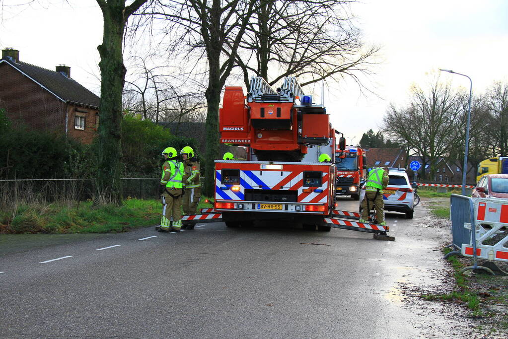 Brandweer heeft schoorsteenbrand snel onder controle