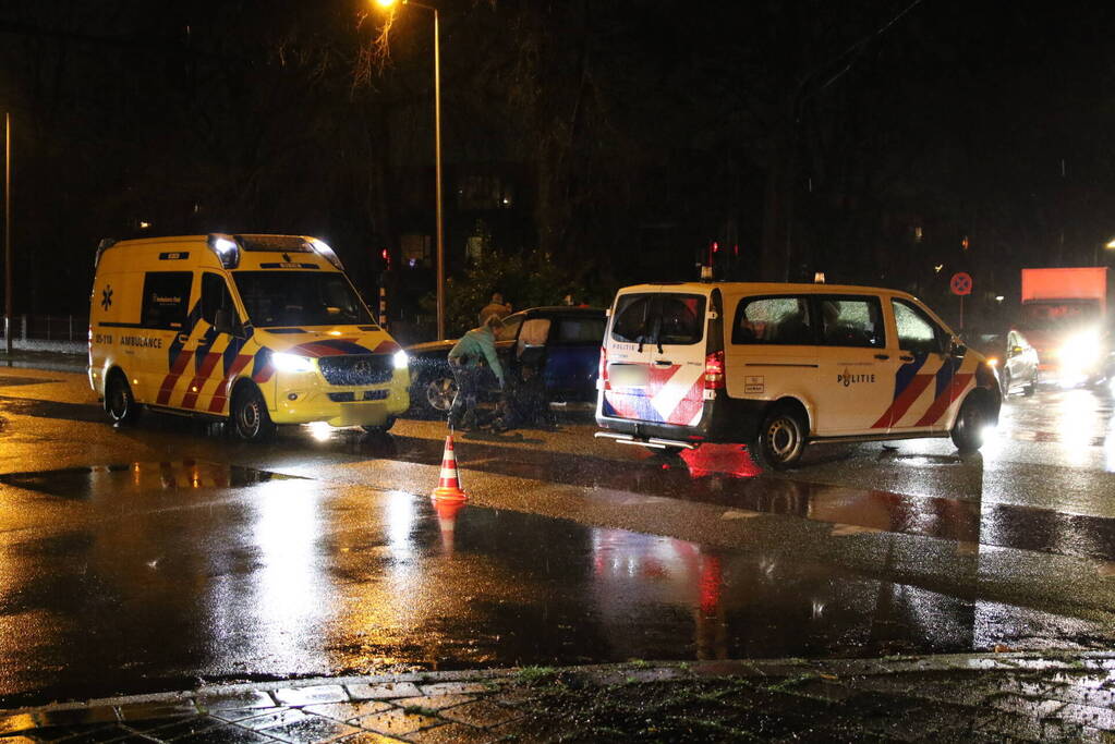 Flinke schade bij ongeval op kruising