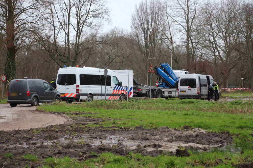 Overleden persoon aangetroffen in park