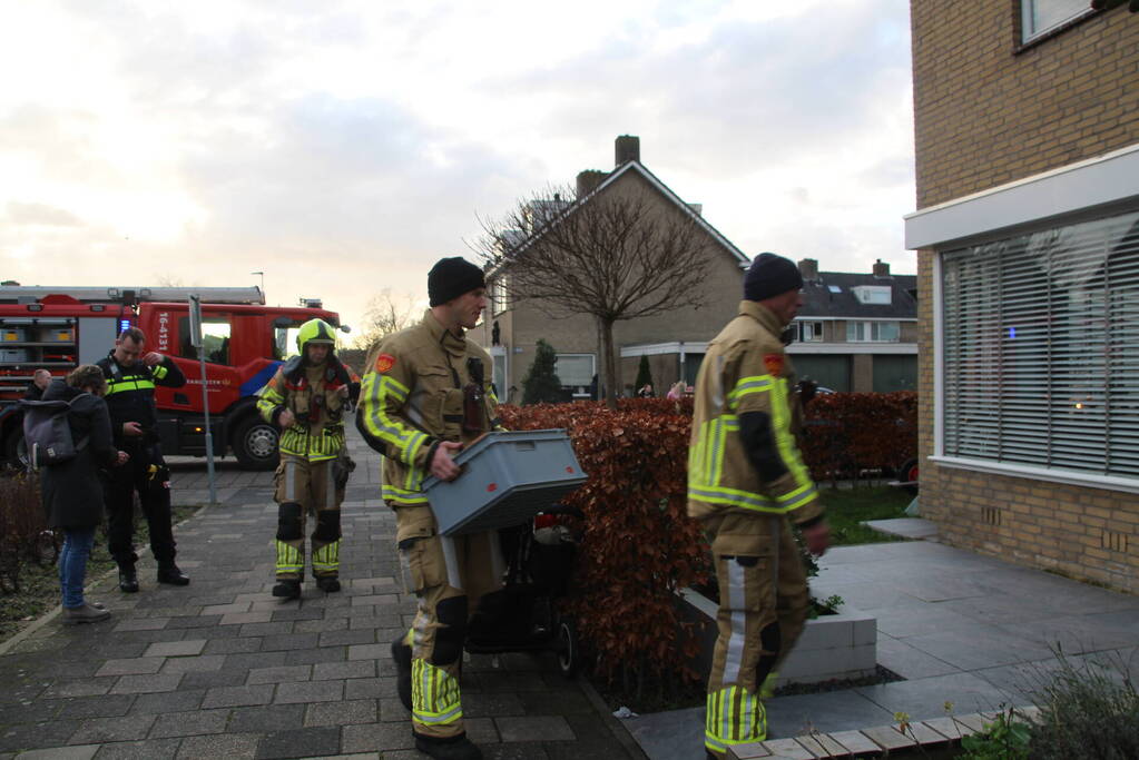 Schoorsteenbrand trekt veel bekijks