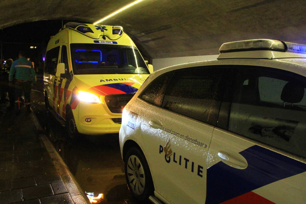 Fietser gewond na val door gladheid