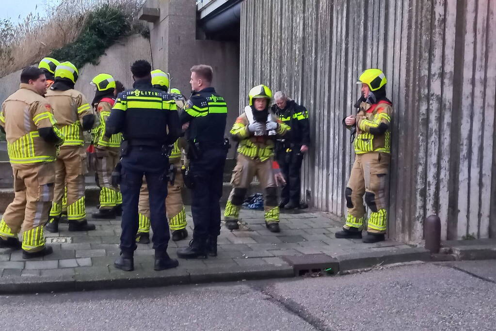 Hulpdiensten ingezet voor persoon te water