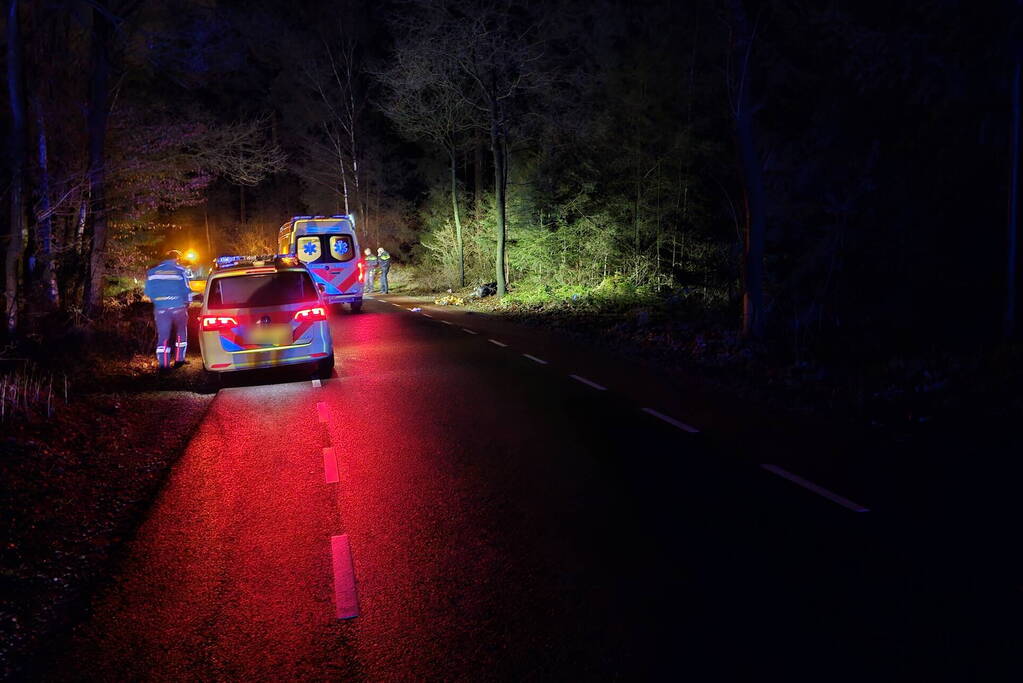 Ernstig eenzijdig ongeval met scooter