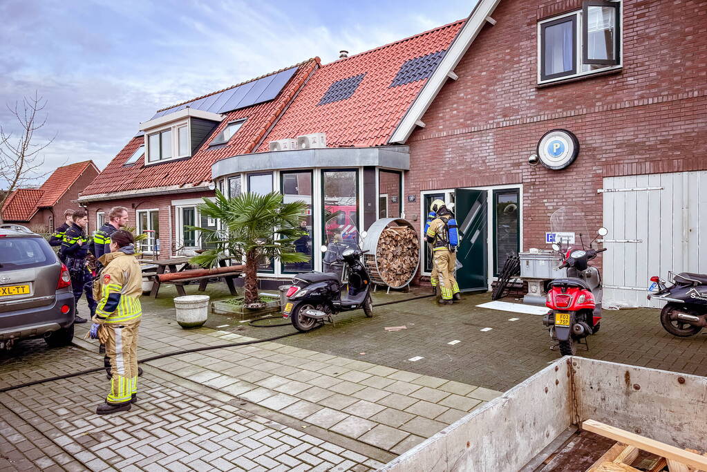Brand in woning snel geblust