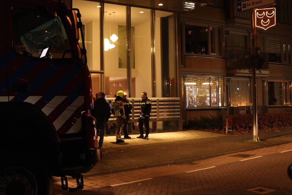 Brand in keuken van appartementencomplex