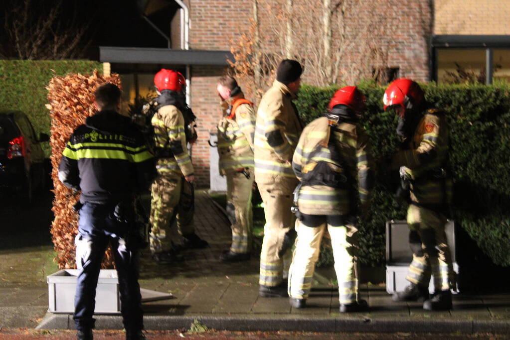 Brand in schoorsteen van vrijstaande woning