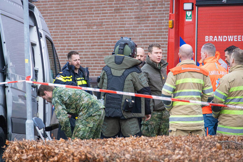 Woningen ontruimd na aantreffen van explosief