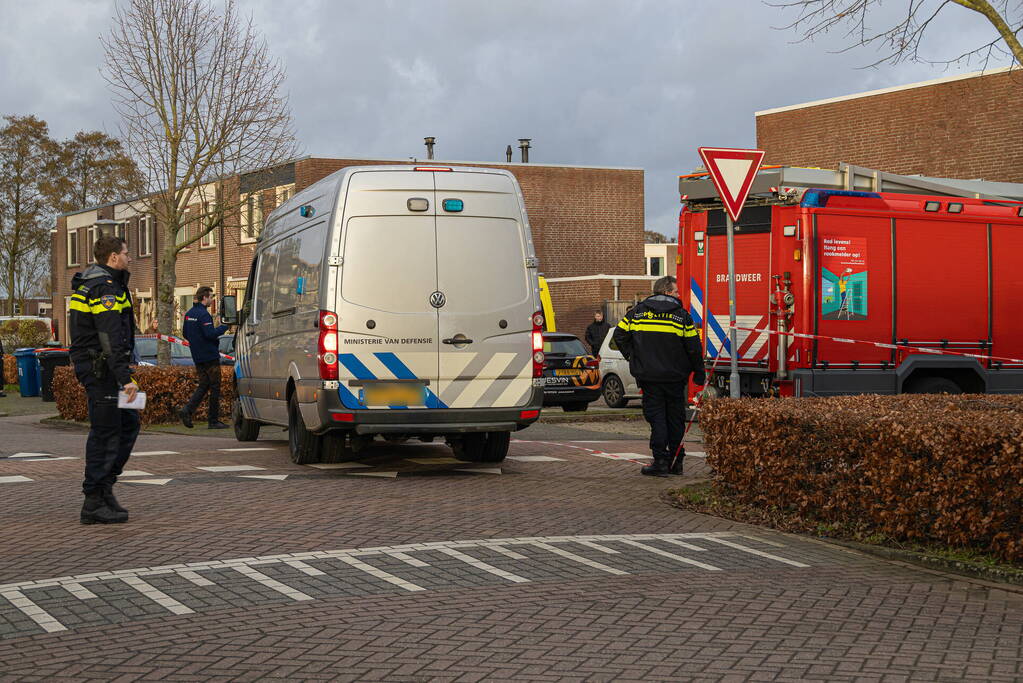 Woningen ontruimd na aantreffen van explosief
