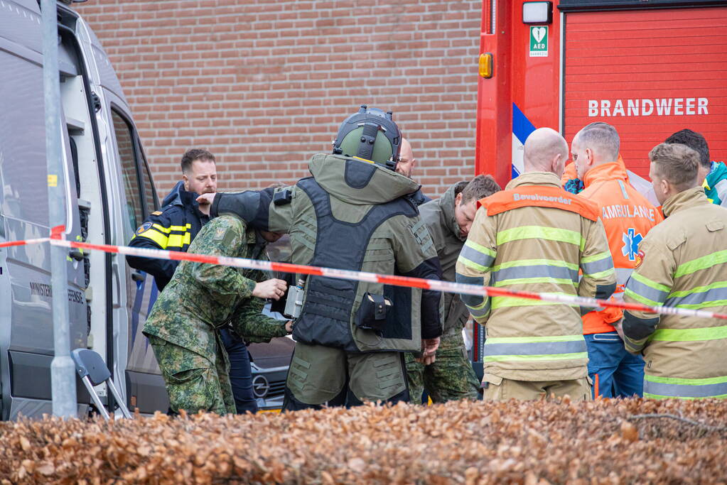 Woningen ontruimd na aantreffen van explosief