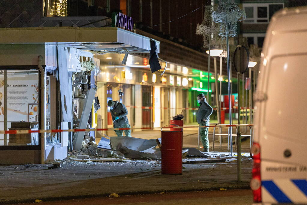 Ravage na plofkraak op geldautomaat