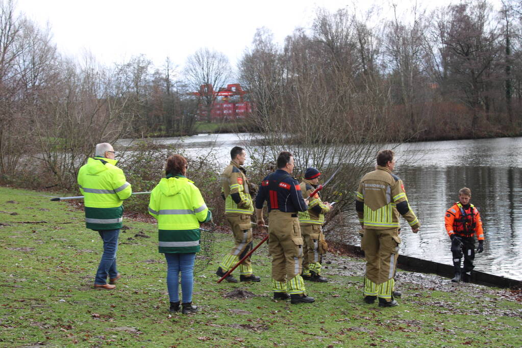 Dier gered door brandweer