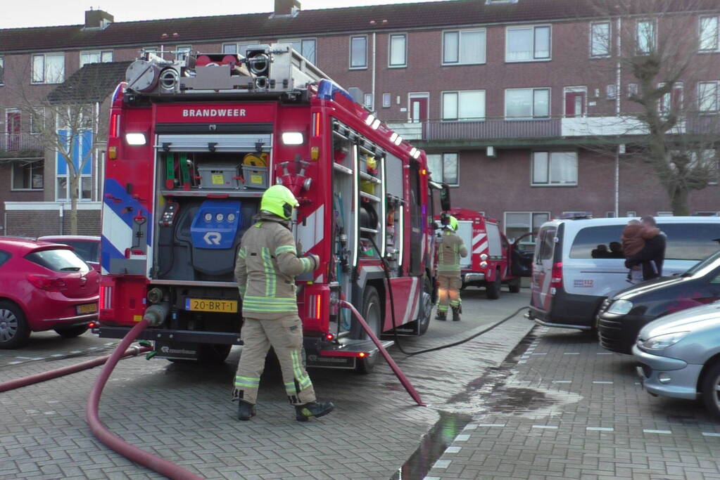 Kleine keukenbrand snel onder controle