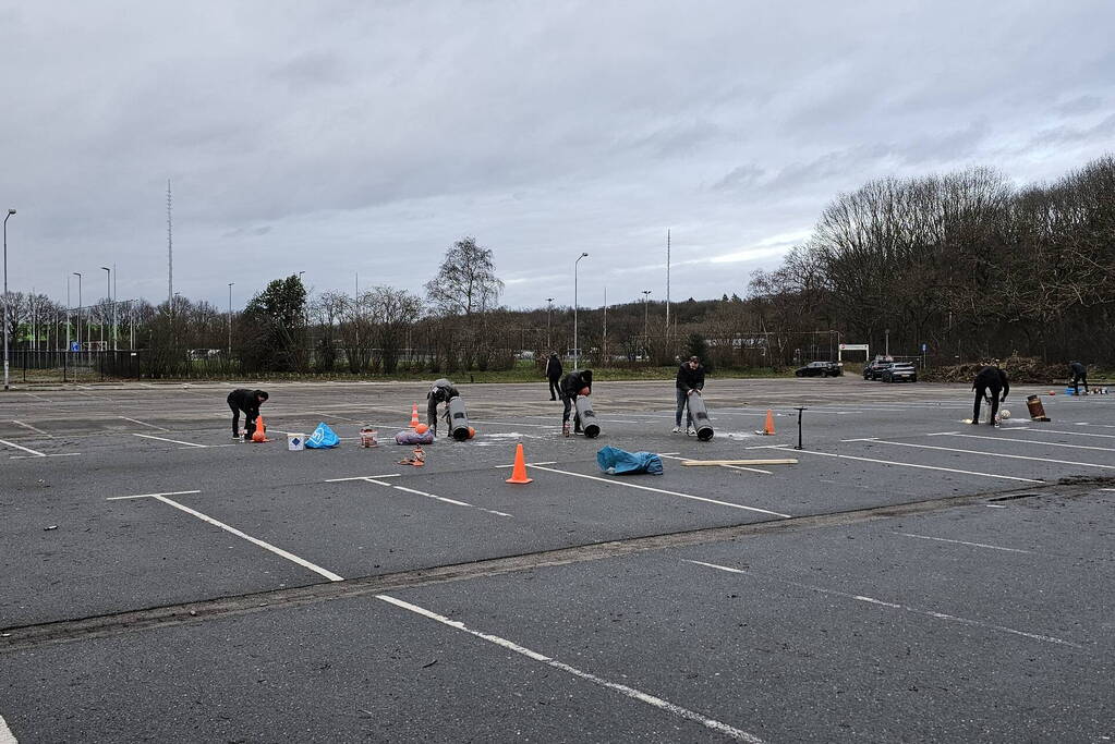 Carbidschieten trekt veel bekijks