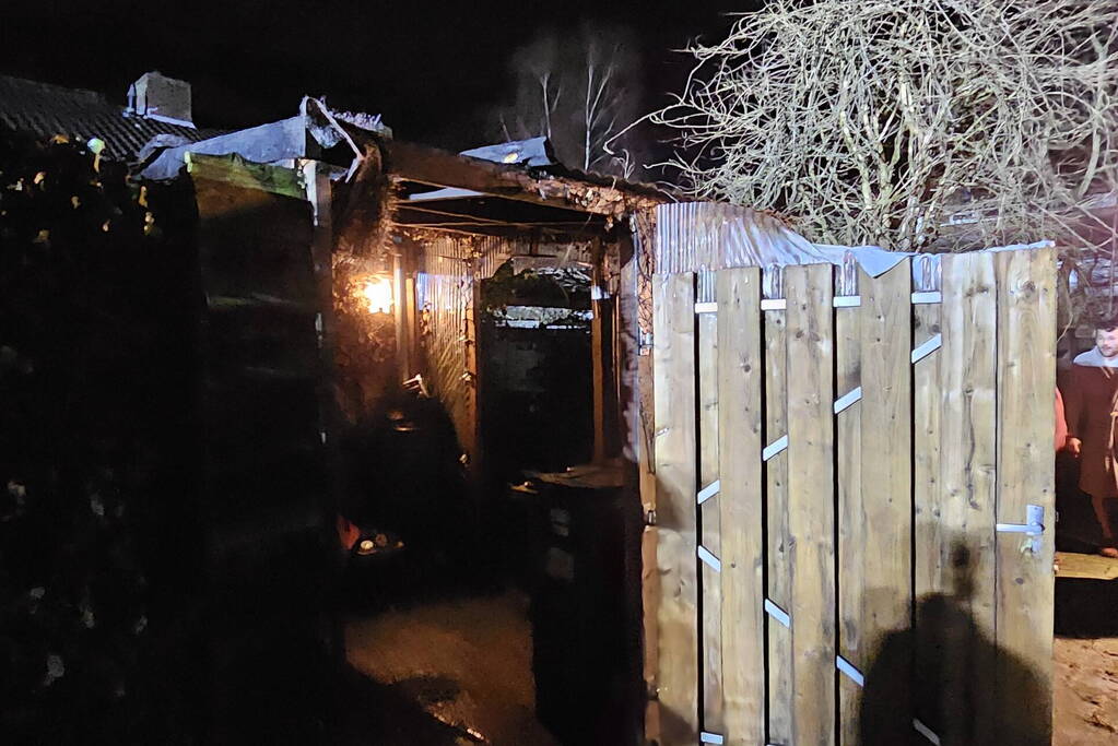 Brand in schuur van woning snel geblust