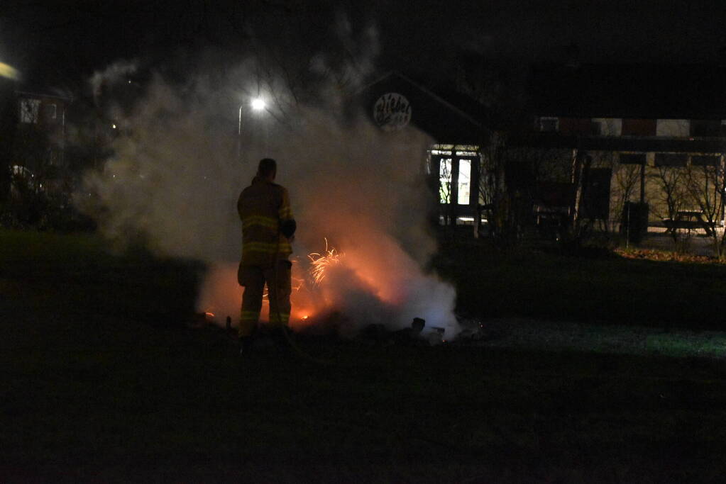 Buitenbrand snel onder controle