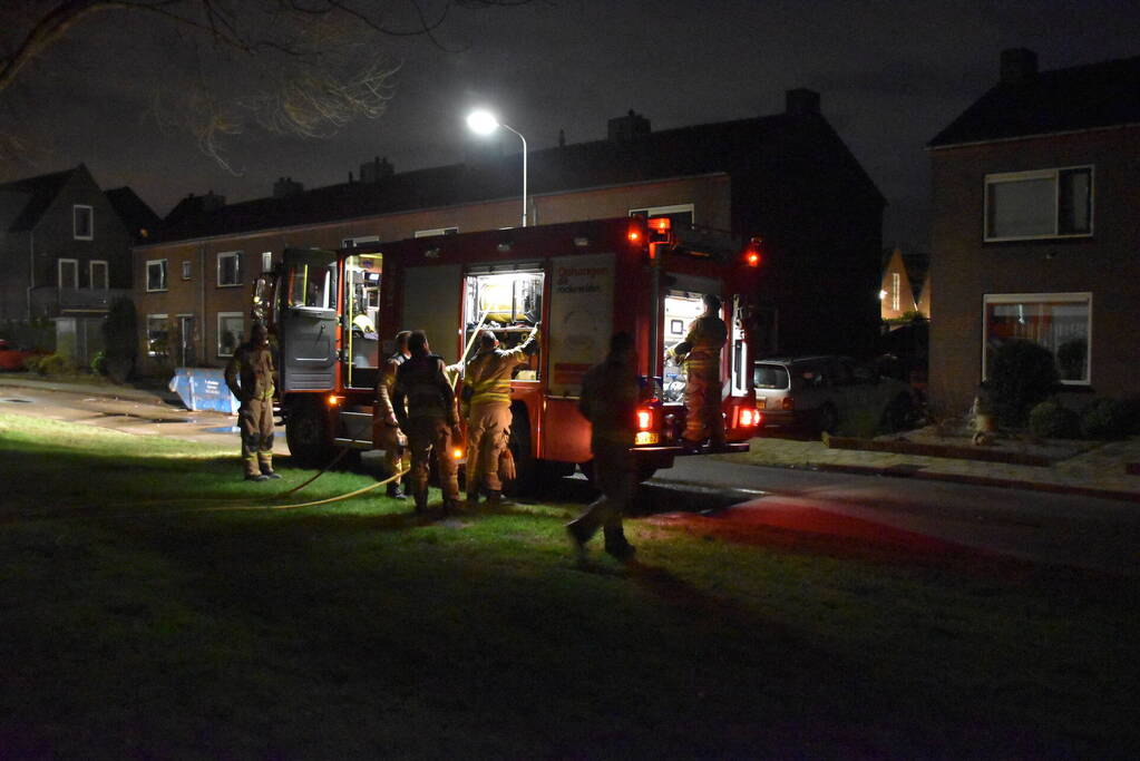 Buitenbrand snel onder controle