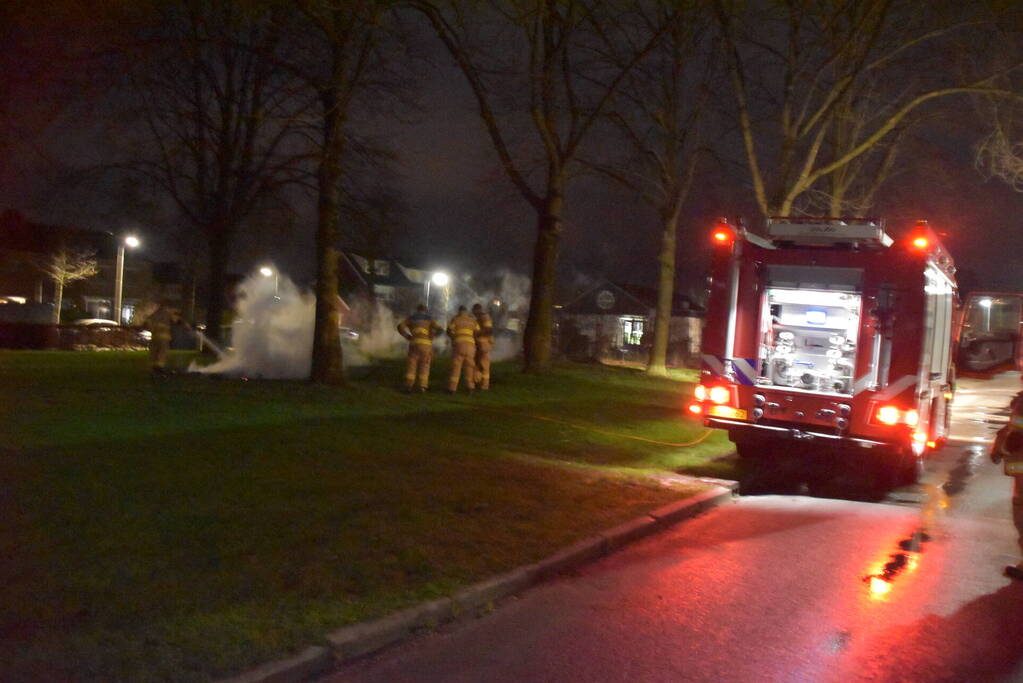 Buitenbrand snel onder controle