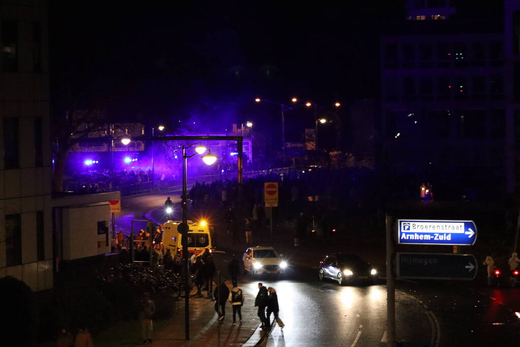 Grote drukte bij nieuwjaarsfeest