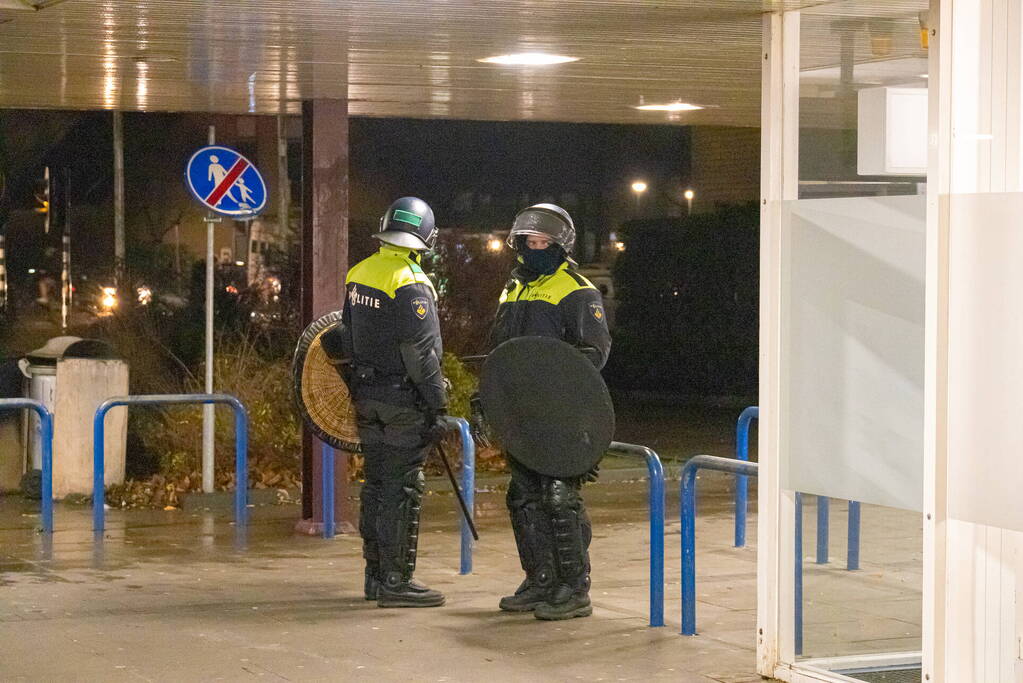 Mobiele Eenheid ingezet na ongeregeldheden