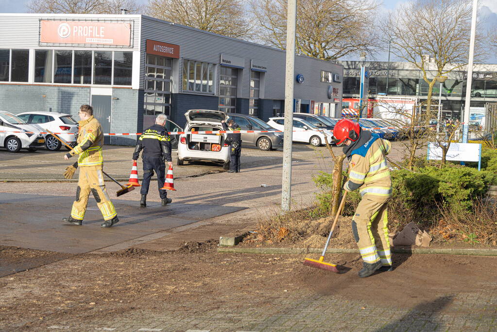 Explosief aangetroffen bij bedrijfspand