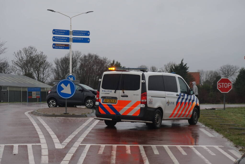Ongeval tussen twee voertuigen op bekende kruising