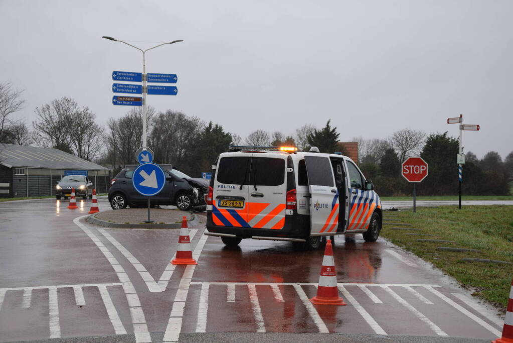 Ongeval tussen twee voertuigen op bekende kruising