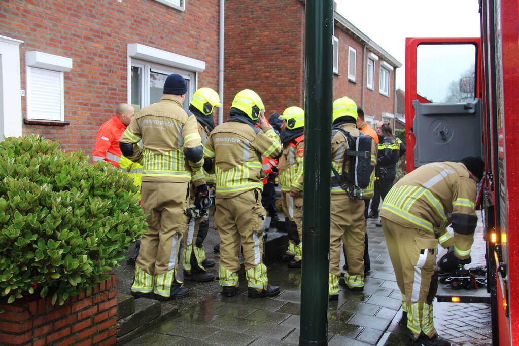 Traumateam en brandweer ingezet voor incident in woning