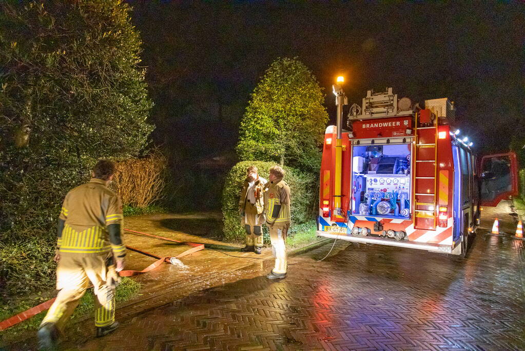 Kelder van woning vol water