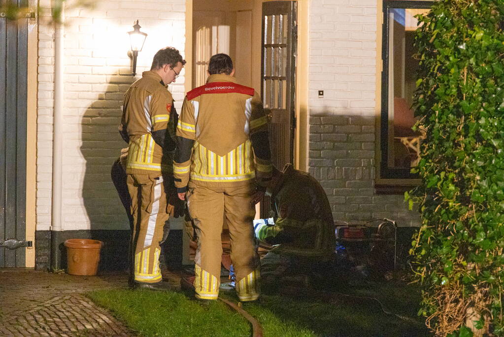 Kelder van woning vol water